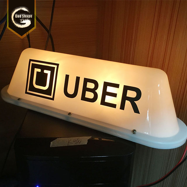 Hot Sale Remote Control LYFT taxi cab Car Sign Lamp Bright Led Light With Strong Magnet