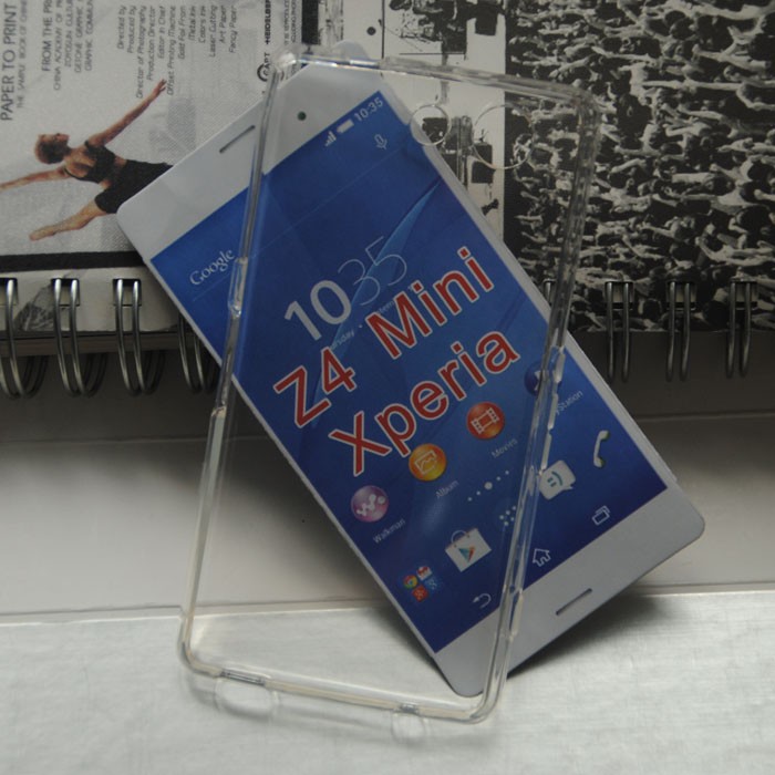 TPU High clear soft gel cover case For Sony Xperia Z4 Mini