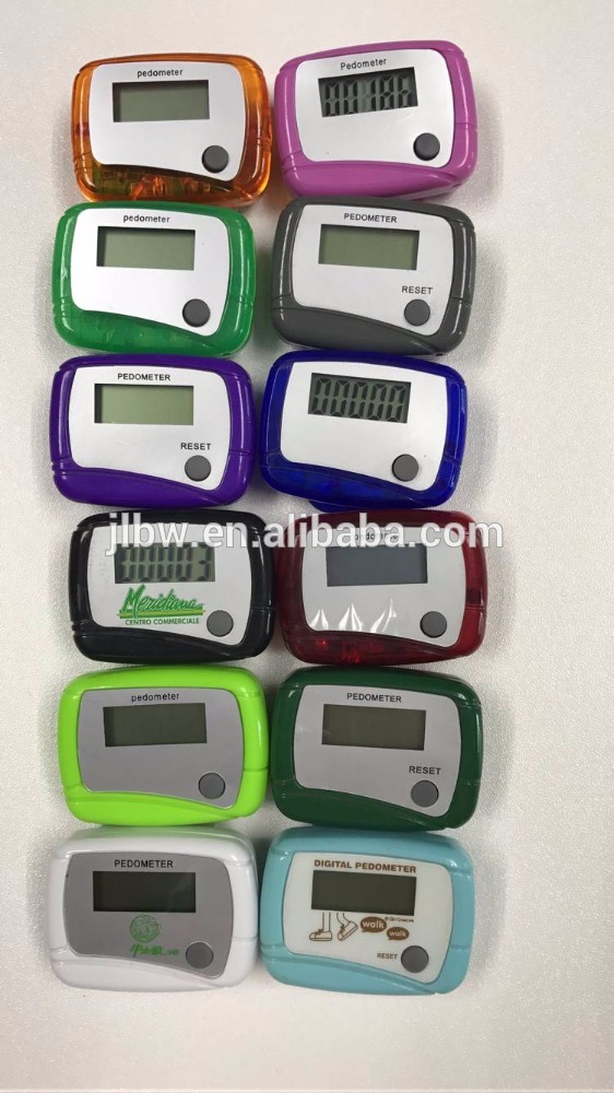 Promotion gift lcd pedometer for Shape and Fitness