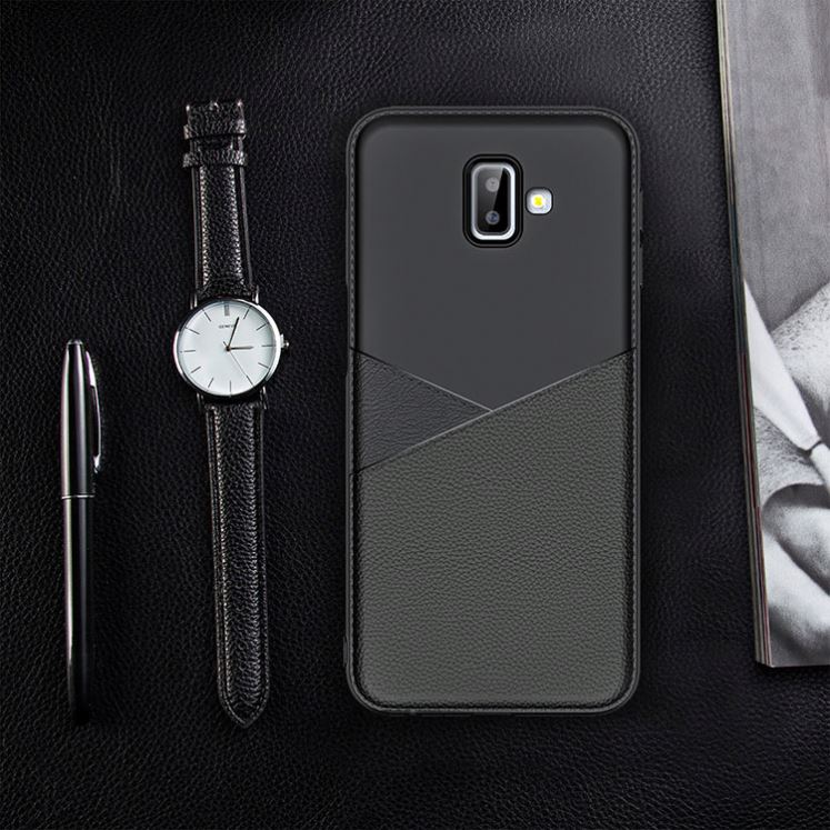 Luxury Shockproof Soft TPU Case For Samsung galaxy A7 2018 Business Style Cover
