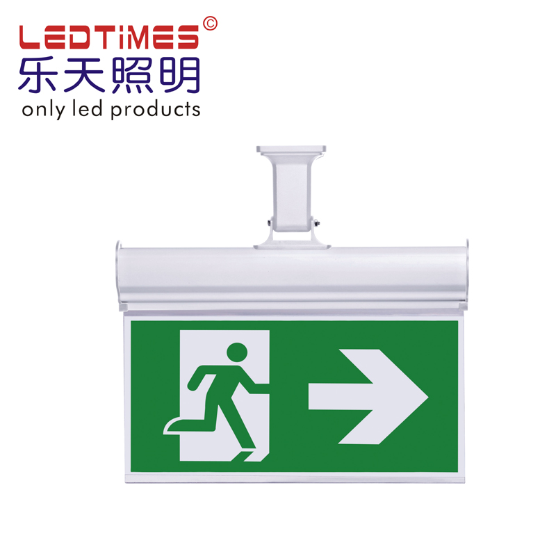 SALIDA SAIDA Single or Double Sided Led Emergency Exit Sign board with replaceable signs