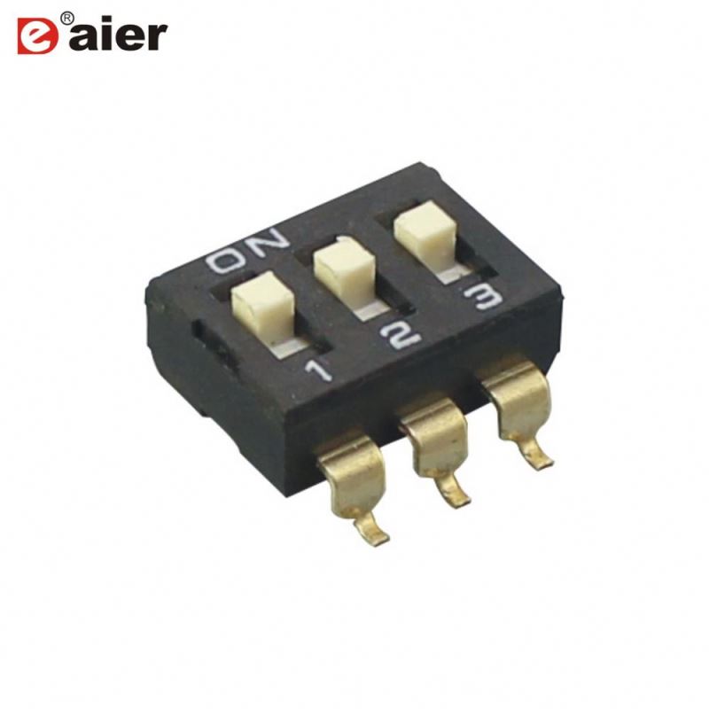 0.1A 50VDC Low Profile SMT Type 12 Pin Dip Switch