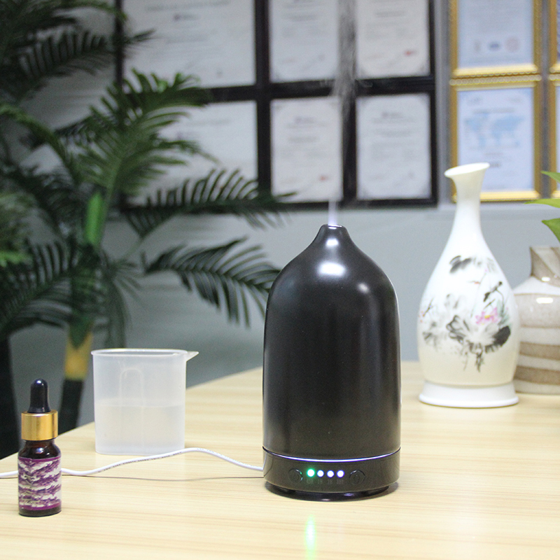 Hidly 100ml Ceramic Essential Oil Diffuser, Electronic Ultrasonic Cool Mist Humidifier, 2019 Trending Product