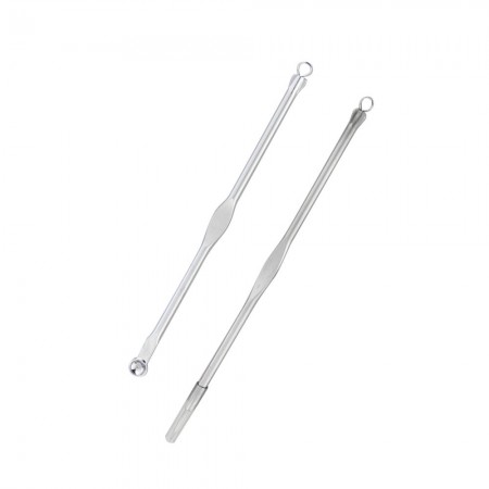 Stainless Steel Blackhead Acne Blemish Pimple Etractor Remover Needle + Clip