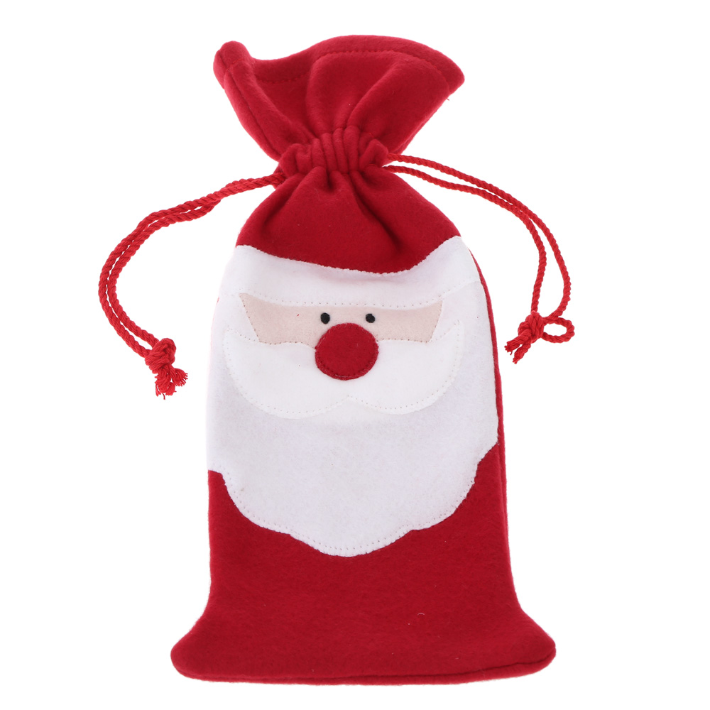 Santa Claus Christmas Decoration for Home Xmas Wine Bottle Bag Party Banquet Decoration for Christmas Xmas Wine Bottle Cover