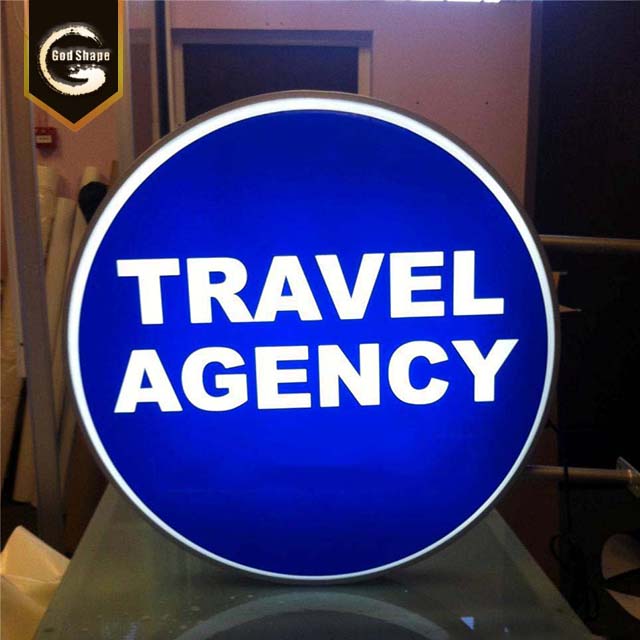 Aluminum profile advertising light box shop acrylic box led logo signage