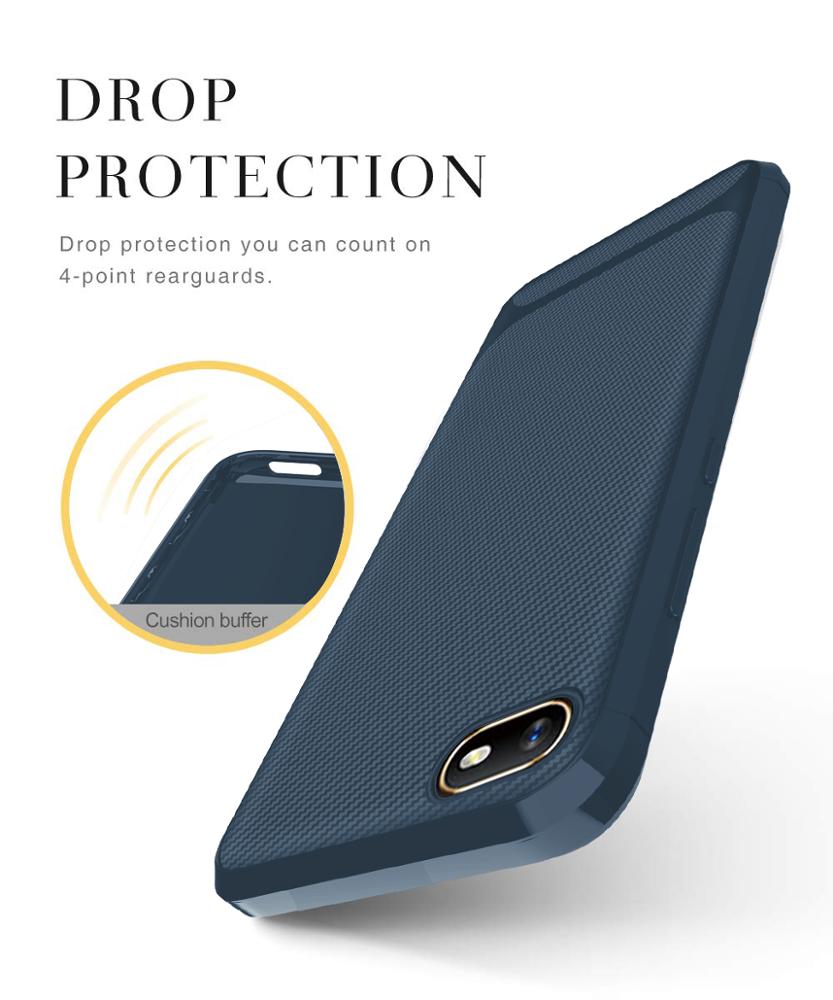 Carbon Fiber Silicon Back Cover For OPPO A1K Phone Case