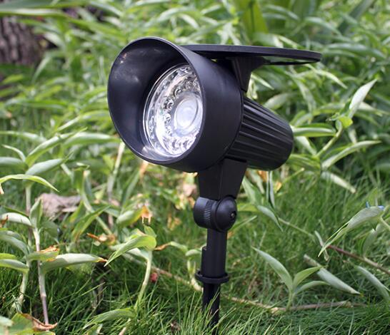 2-in-1 Wireless Solar Charged LED Spotlight with 12 LED PIR Motion Sensor for Landscaping Outdoor (JL-3534)