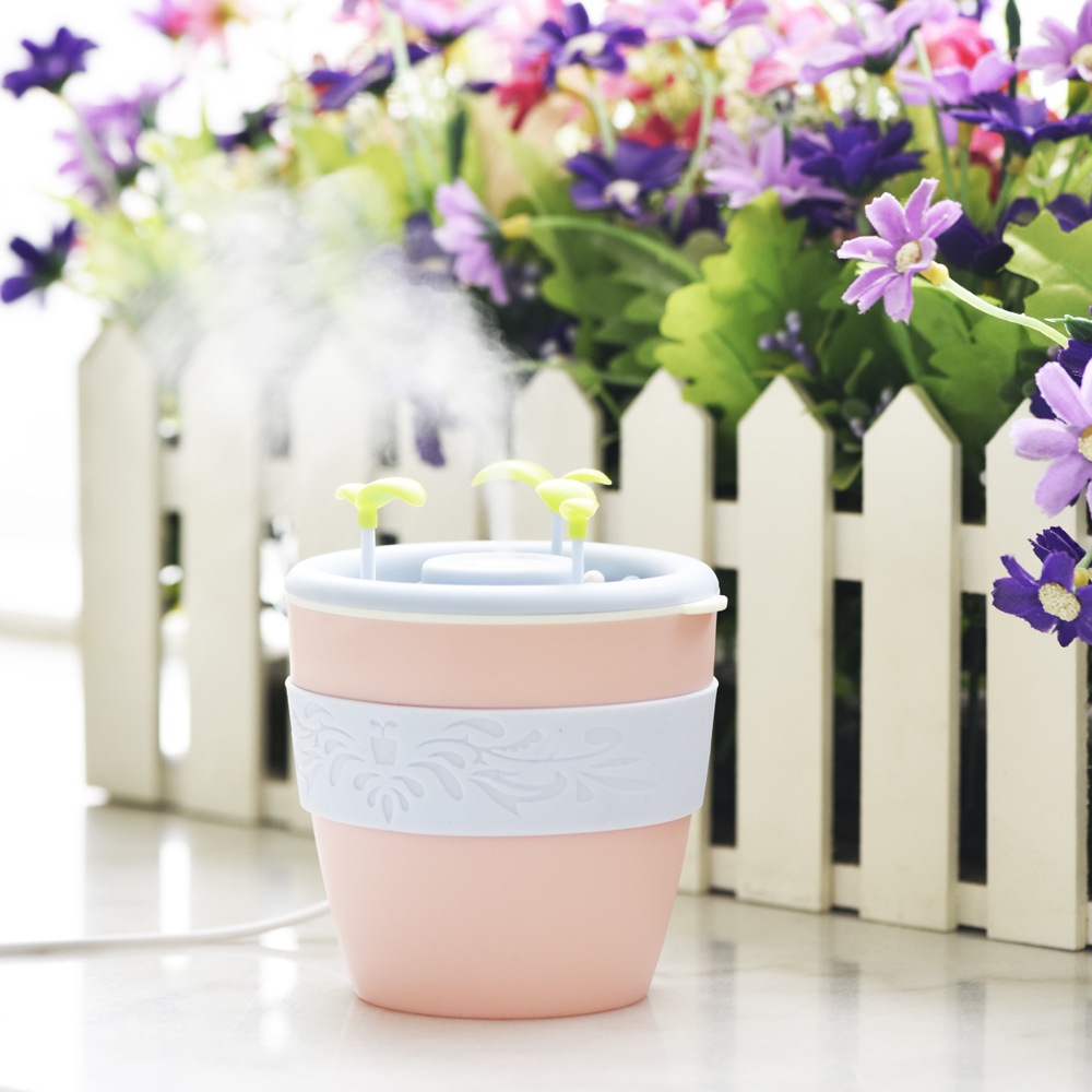 2017 New Design Hidly 200ml Anion Potted Plant Humidifier