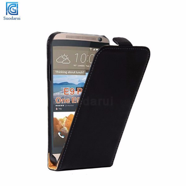 Newest Slim leather Flip case for HTC One E9 plus A55