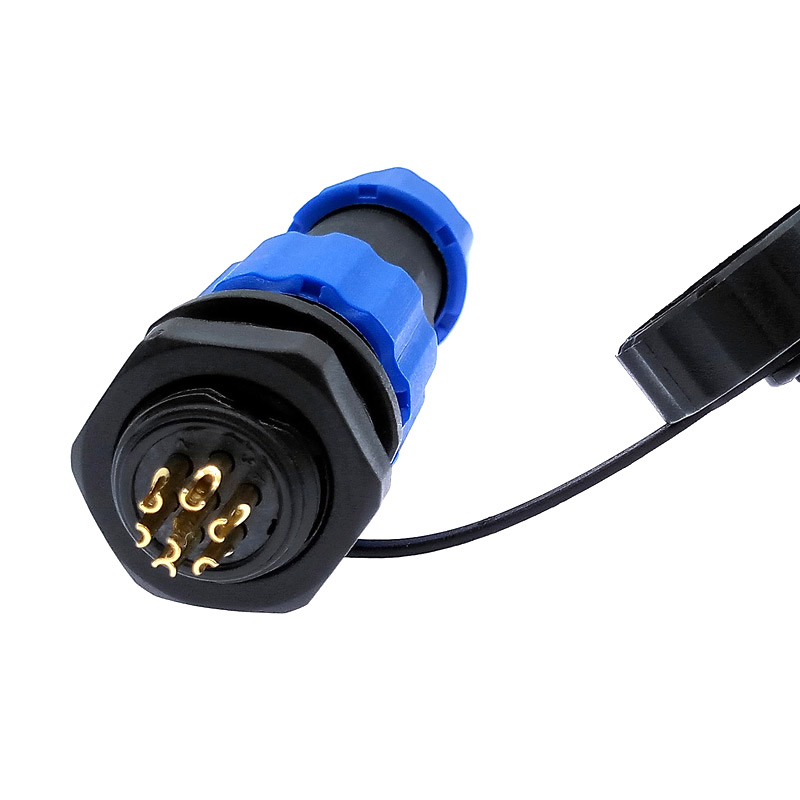 SP13 Waterproof connector IP68  2 Pin 3pin 4pin 5pin 6pin 7pin connectors Plug socket Aviation plug , SP13 connector air socket