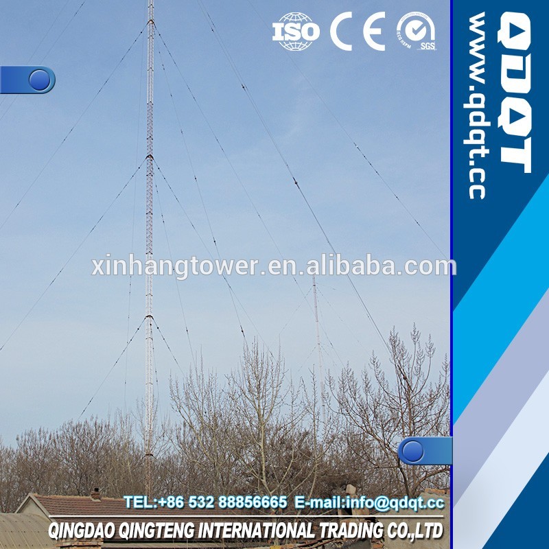 antenna guyed mast tower