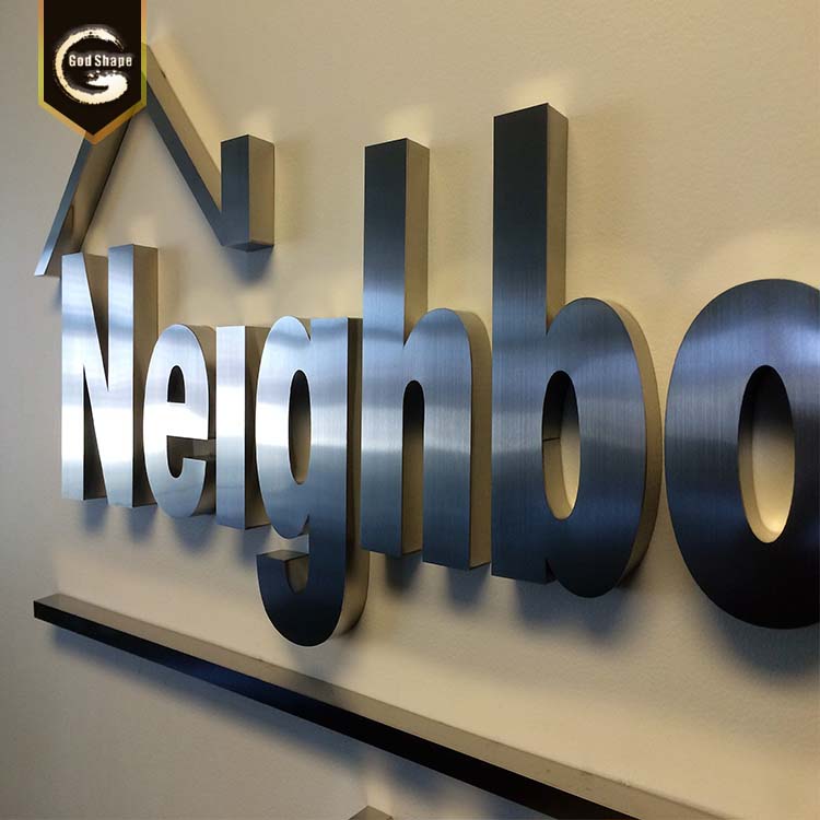 Dimensional Letter LOGO Backlit Led Illuminated 3D Build Up Sign