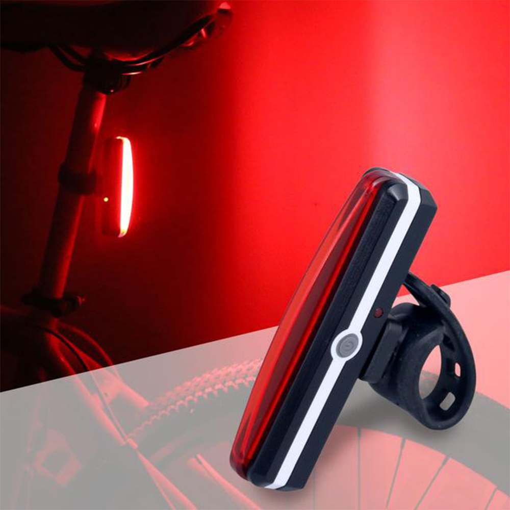 Luz LED Recargable Para Bicicleta Trasera Delantera De Carga USB