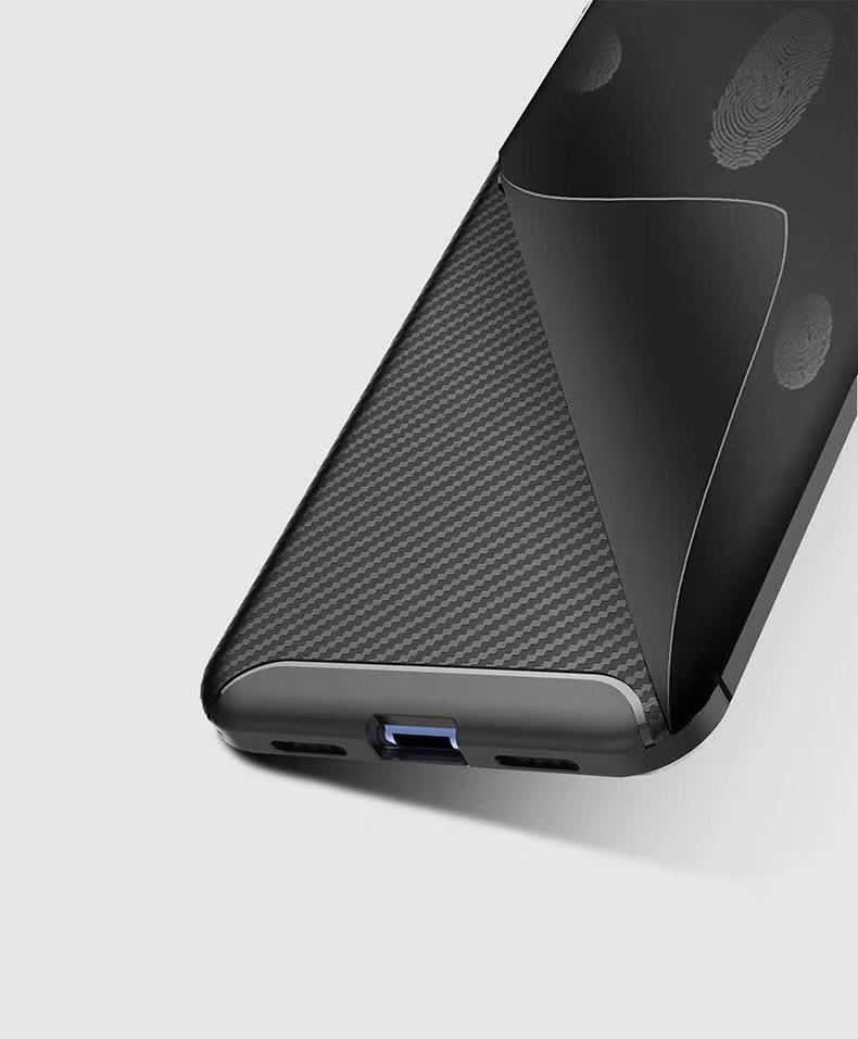 Carbon Fiber 360 Protective phone case For Xiaomi 9 SE TPU Silicone back cover case