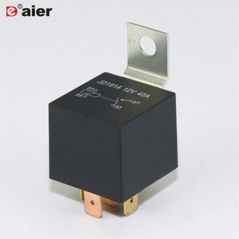 Black Color 30 Amp Relay 12V 5 Pin