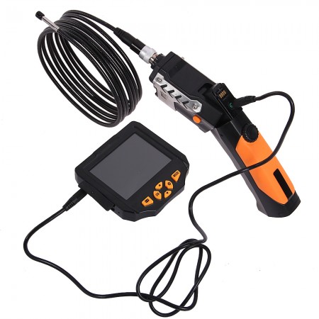 3.5 LCD 5m Borescope Endoscope Inspection Tube Video Camera 8.2mm Lens