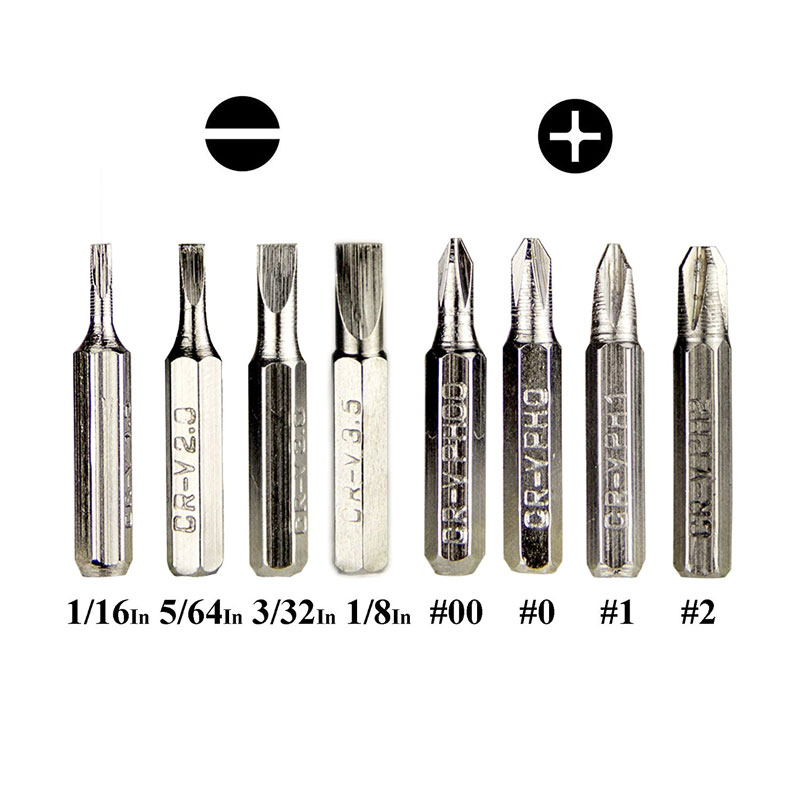 Pen Shape 8 in 1 Aluminum Precision Screwdriver Set Kit