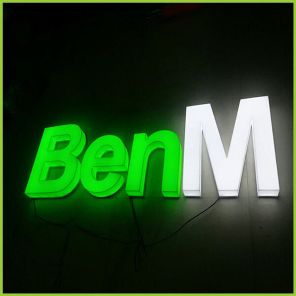 Outdoor 3D Acrylic Front Lit LED letter sign shop sign company sign office signs