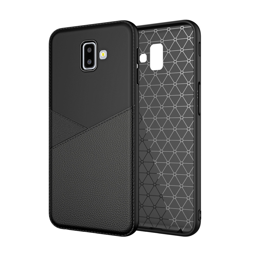 Luxury Shockproof Soft TPU Case For Samsung galaxy J6 Plus Business Style Cover