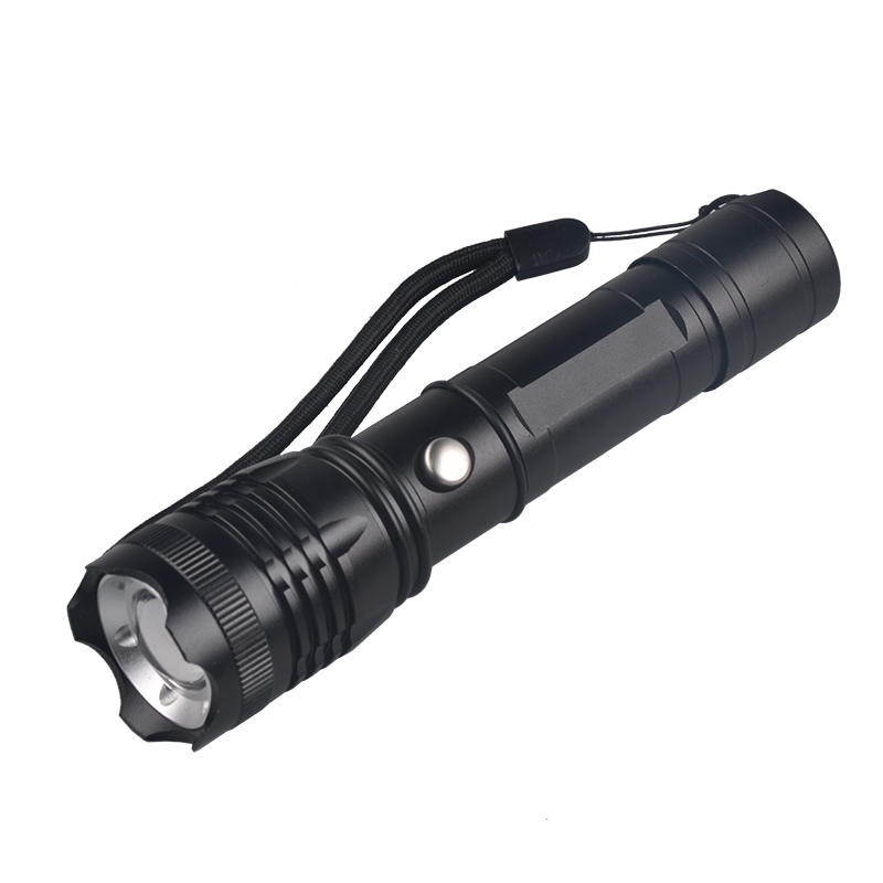 New Design 3 Modes Strobe Zoomable Powerful Gun Flashlight Tactical With Hammer In Car