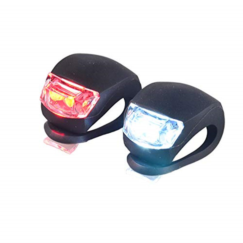 4 Modes Colorful LED Bike Light Silicone Bicycle Front Rear Bike Light