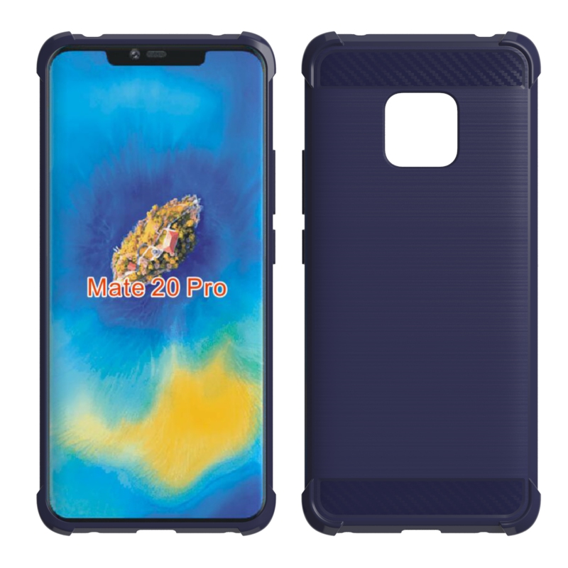 Carbon Fiber Soft Tpu case For Huawei Mate 20 Pro