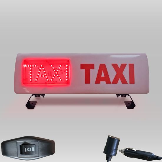 Vacuum Forming Plastic Taxi Advertising Roof Top Light Box