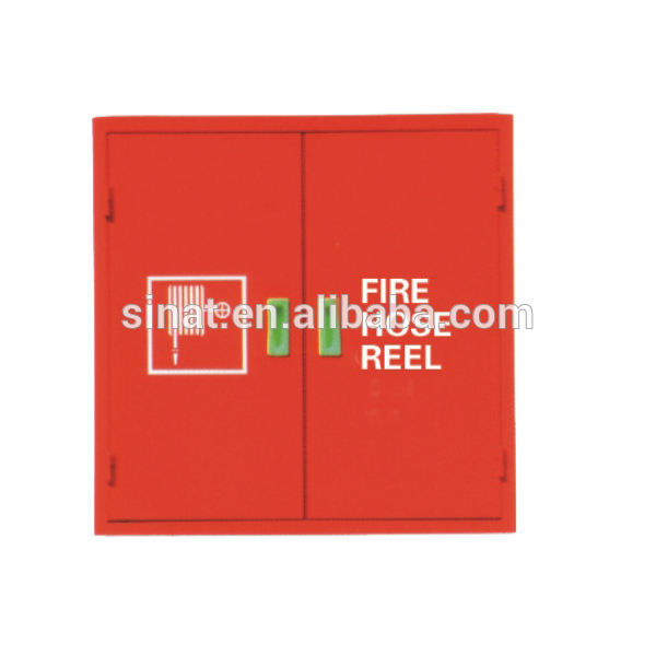 Steel Fire Hose Reel Box/ Top Quality Fire Fighting Double door Cabinet