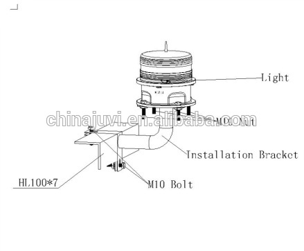 JV-LS-C Solar powered LED marine navigation lantern