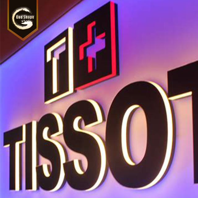 Outdoor LED Luminous 3D Backlit Letter Shop Name Board Signs