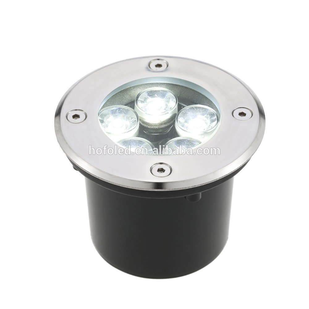 Stainless Steel Cover Aluminum Outdoor 5W Underground Light