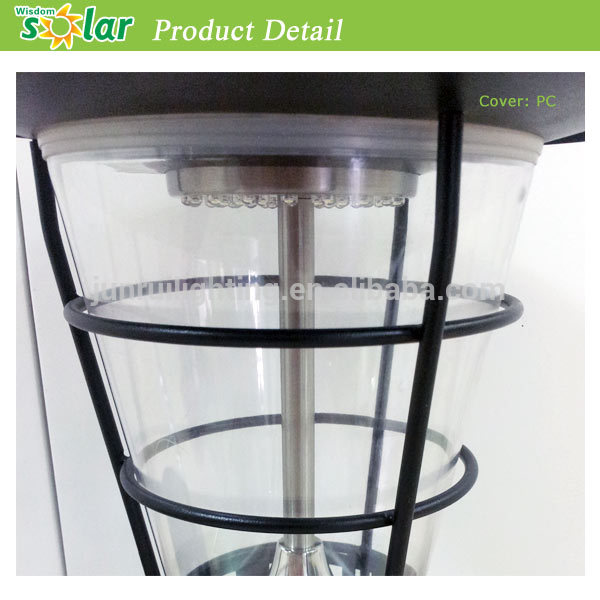 Stainless series decoration pillar gate light, solar garden pillar gate lighting