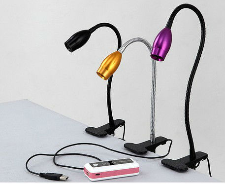 Flexible Kids Reading Butterfly Clip Reading Lamp