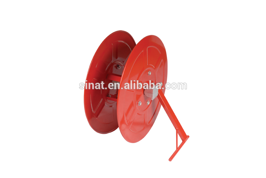 Automatic retractable fire hose reel Fixed & swing type 12bar 25m for fire fighting equipment