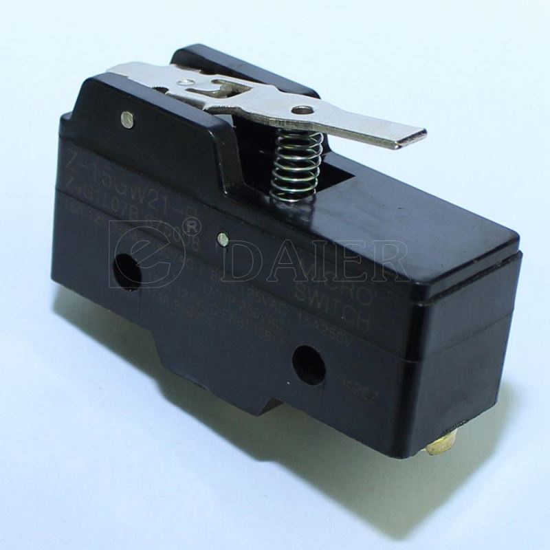 Z-15GW21-B 15A 3 Pins Momentary Short Lever Micro Limit Switch