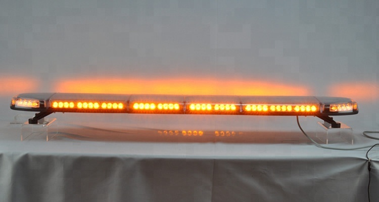 60 Inch brightest amber LED caution roof Light bars for emergency vehicle