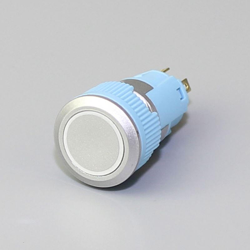 16mm Ring Illuminated SPDT Momentary Push Button Switch