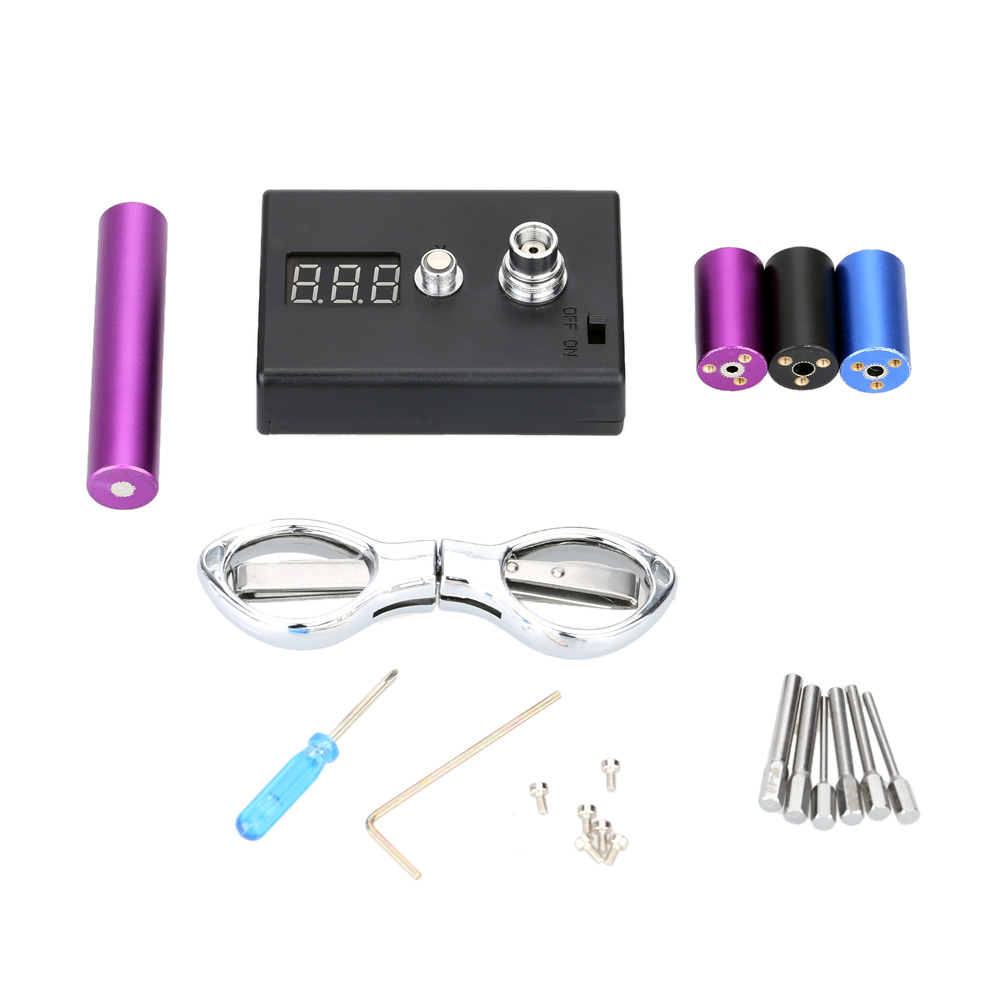 DIY Heating Coil Coilers Tools Set for E-cigarette Ohm Reader Meter Resistance Voltage Tester Scissors Cigarette Accessories