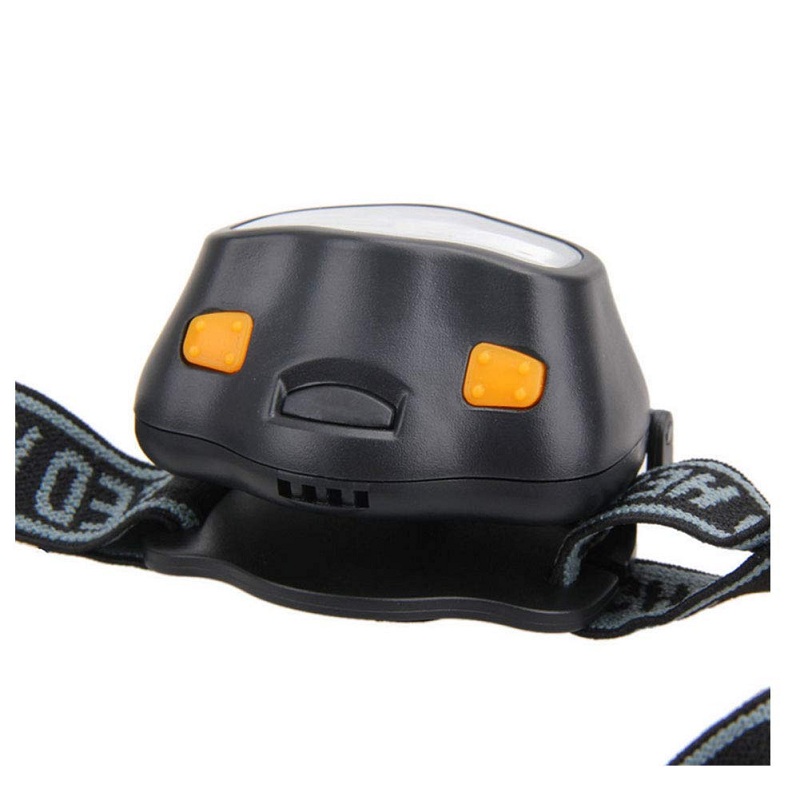 Goldmore Battery Operated Super Bright 3 Modes LED Headlamp Waterproof Helmet Flashlight for Camping Fishing Hiking