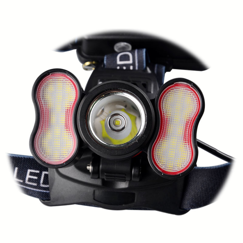 High Power 18650 Battery Coal Mine Head Lighting 10W T6 Led Usb Rechargeable Sensor Headlamp