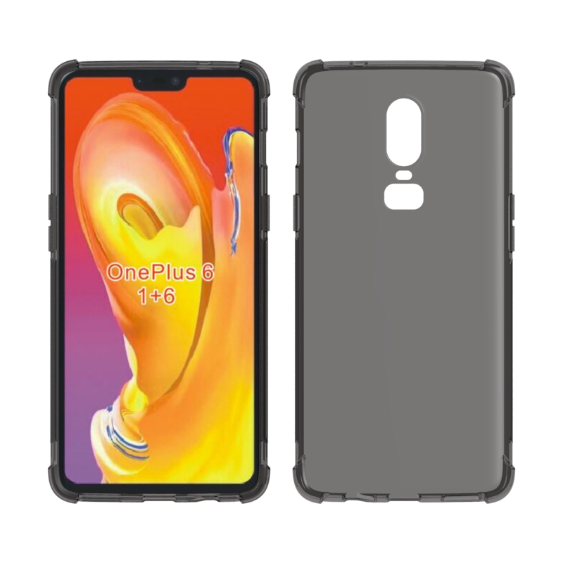Transparent Shockproof soft Tpu cover case For Oneplus 6