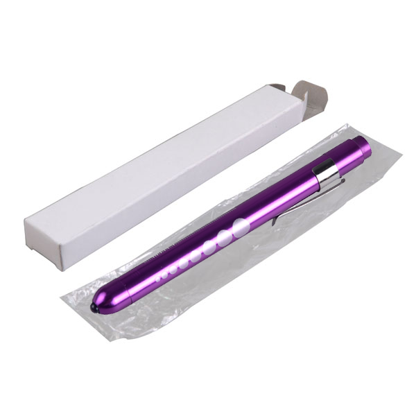 1 LED Pupil Pen Light Medical Flashlight With Pupil Size