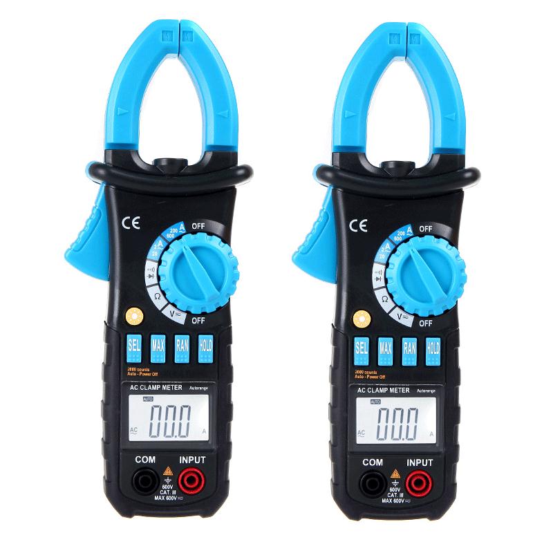 Digital Clamp Meter Multimeter Auto Range Current Tong Electronic Diagnostic-tool AC/DC Voltage Resistance Continuity Diode Test