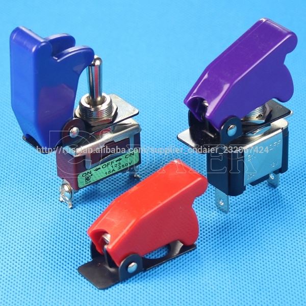 SAC-01 Different Color Transparent Toggle Switch Guard Cover