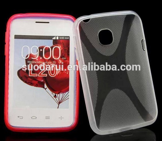 For LG L20 TPU Gel X Line Case Cover Mix Color