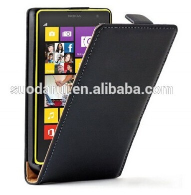 In Stock For Nokia Lumia 535 Supper Slim Flip Cover Leather Case