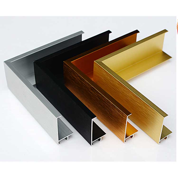 Gold Black White A1 A3 A4 size Aluminium Extruded Profile Picture Photo Frames