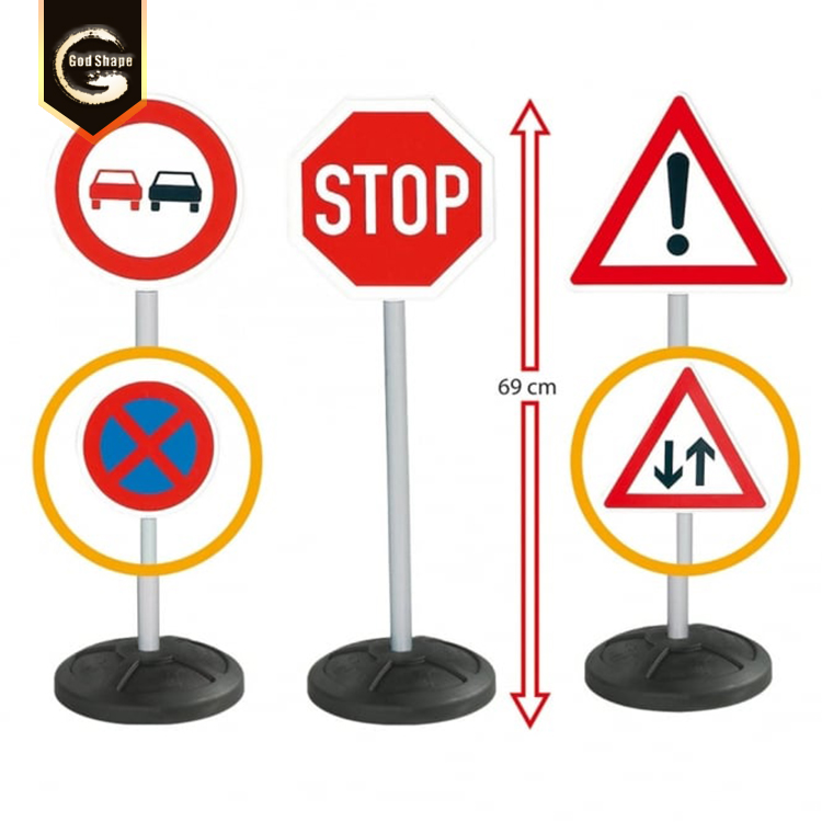 Wholesale Diamond Shaped Yellow Indicates Safety Traffic Metal Road Sign