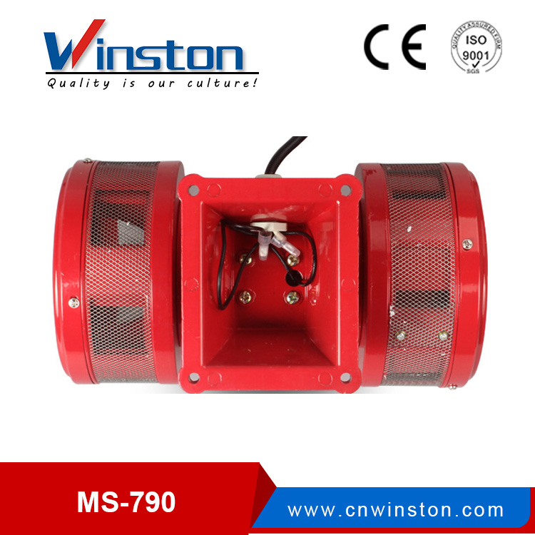 MS-790 Double Electric siren 220V Motor Alarm Siren 140db For Fire